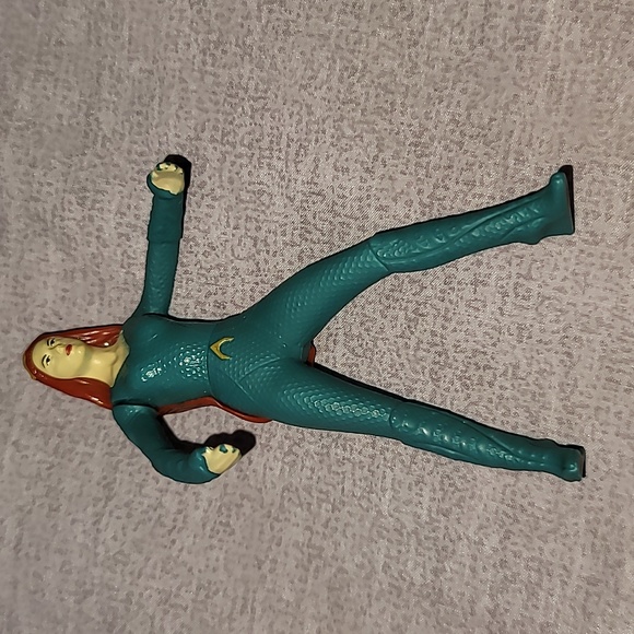 Aquaman Mera Doll Burger King DC Comics Justice League Toy Figure Amber Heard 4" - Picture 6 of 6